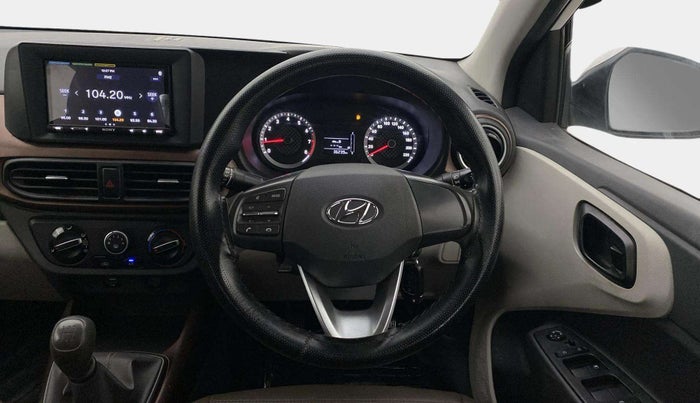 2021 Hyundai AURA S 1.2, Petrol, Manual, 36,228 km, Steering Wheel Close Up