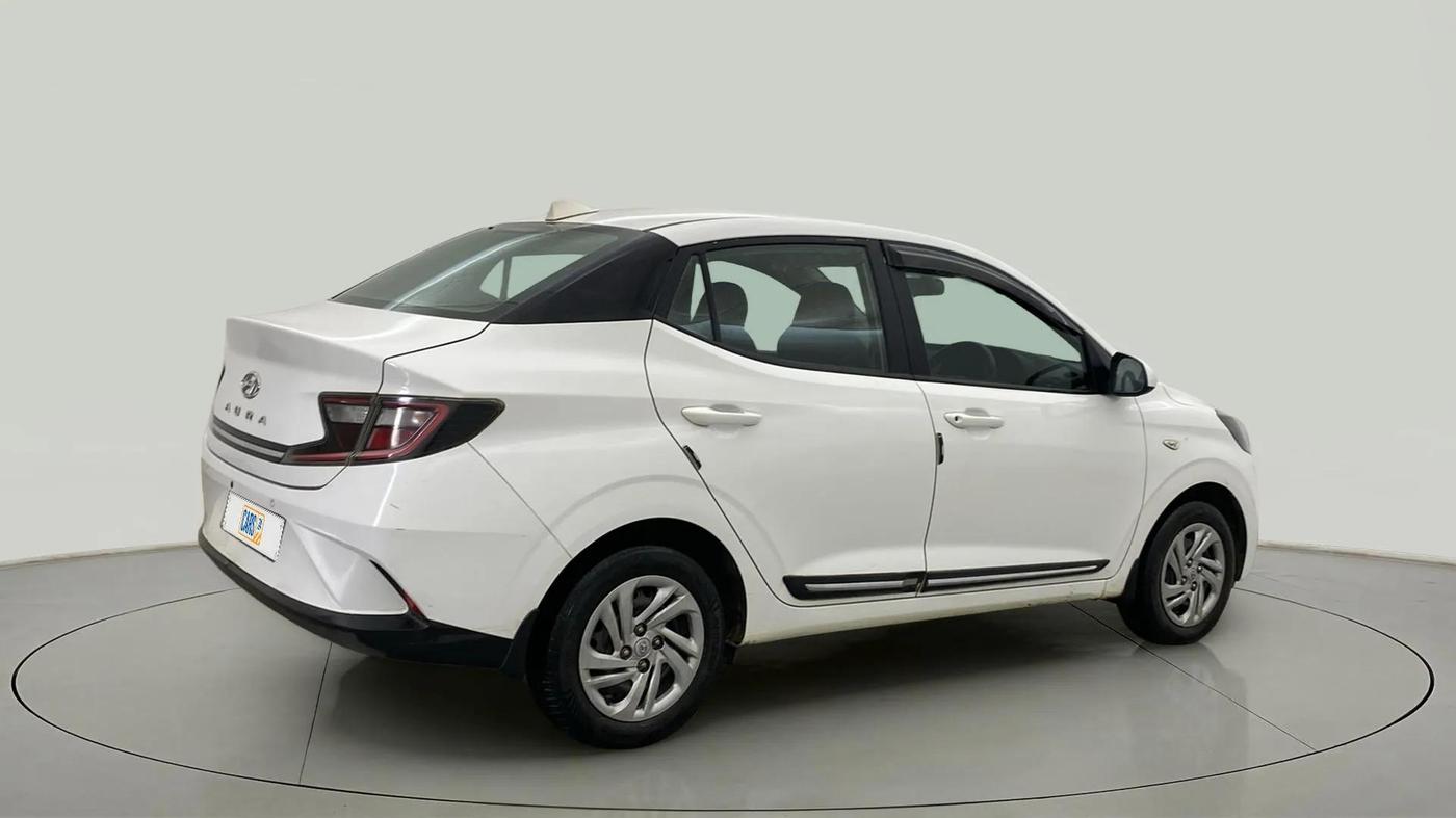 2021 Hyundai AURA S 1.2, Petrol, Manual, 36,228 km, Right Back Diagonal