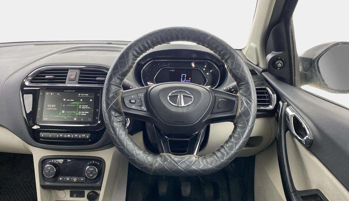 2022 Tata TIGOR XZ PLUS CNG, CNG, Manual, 33,016 km, Steering Wheel Close Up
