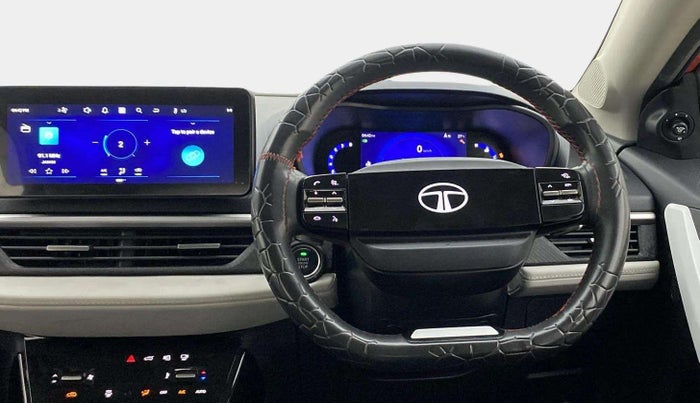 2024 Tata NEXON CREATIVE+ AMT 1.2 PETROL, Petrol, Automatic, 12,498 km, Steering Wheel Close Up