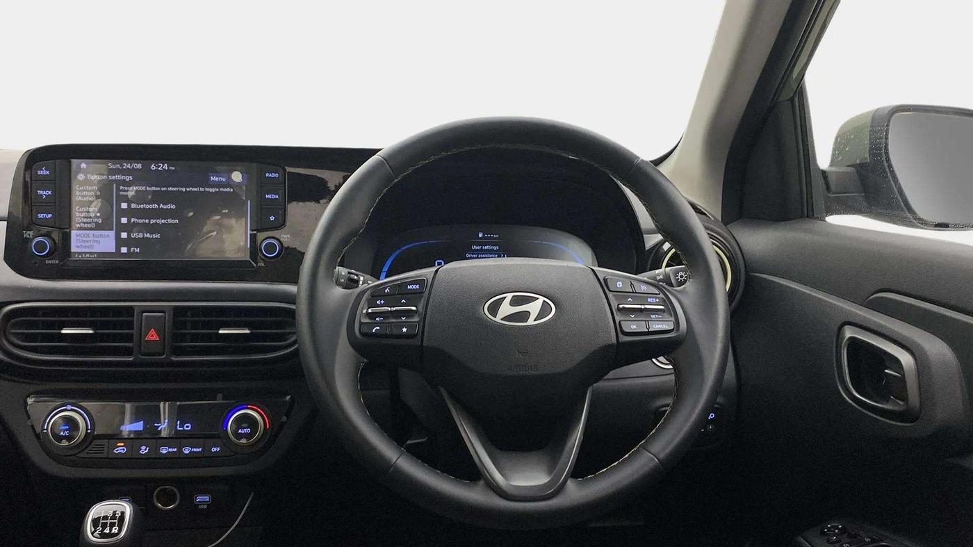 2024 Hyundai EXTER SX(O), Petrol, Manual, 12,699 km, Steering Wheel Close Up