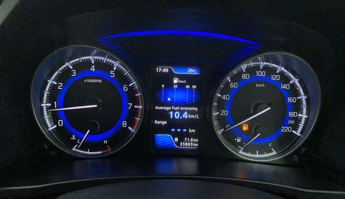 2016 Maruti Baleno ALPHA PETROL 1.2, Petrol, Manual, 35,829 km, Odometer Image