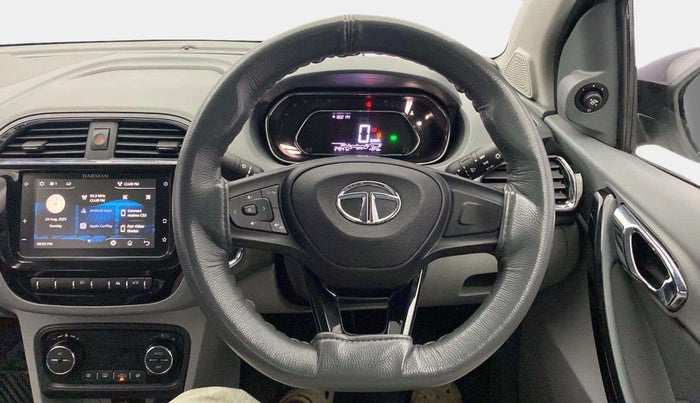 2021 Tata TIGOR XZ PLUS PETROL, Petrol, Manual, 24,543 km, Steering Wheel Close Up