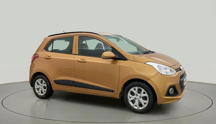 2015 Hyundai Grand i10 SPORTZ 1.2 KAPPA VTVT, Petrol, Manual, 75,113 km, Right Front Diagonal