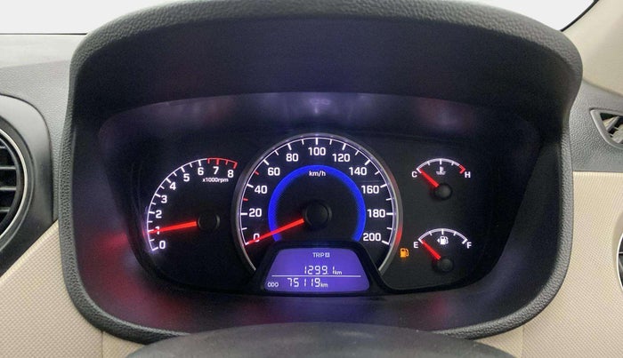 2015 Hyundai Grand i10 SPORTZ 1.2 KAPPA VTVT, Petrol, Manual, 75,113 km, Odometer Image