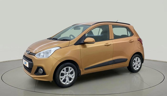 2015 Hyundai Grand i10 SPORTZ 1.2 KAPPA VTVT, Petrol, Manual, 75,113 km, Left Front Diagonal