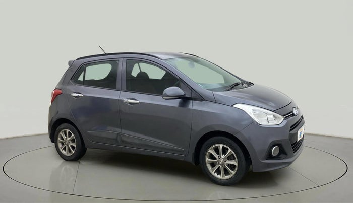2015 Hyundai Grand i10 ASTA 1.2 KAPPA VTVT, Petrol, Manual, 1,02,525 km, Right Front Diagonal