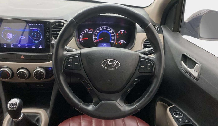 2015 Hyundai Grand i10 ASTA 1.2 KAPPA VTVT, Petrol, Manual, 1,02,525 km, Steering Wheel Close Up