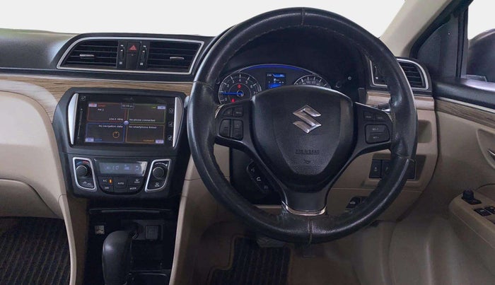 2019 Maruti Ciaz ALPHA  AT 1.5 SHVS PETROL, Petrol, Automatic, 18,101 km, Steering Wheel Close Up