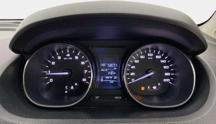 2018 Tata Tiago XZ PETROL, Petrol, Manual, 73,539 km, Odometer Image