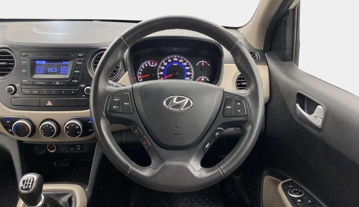 2016 Hyundai Grand i10 ASTA 1.2 KAPPA VTVT, Petrol, Manual, 39,360 km, Steering Wheel Close Up