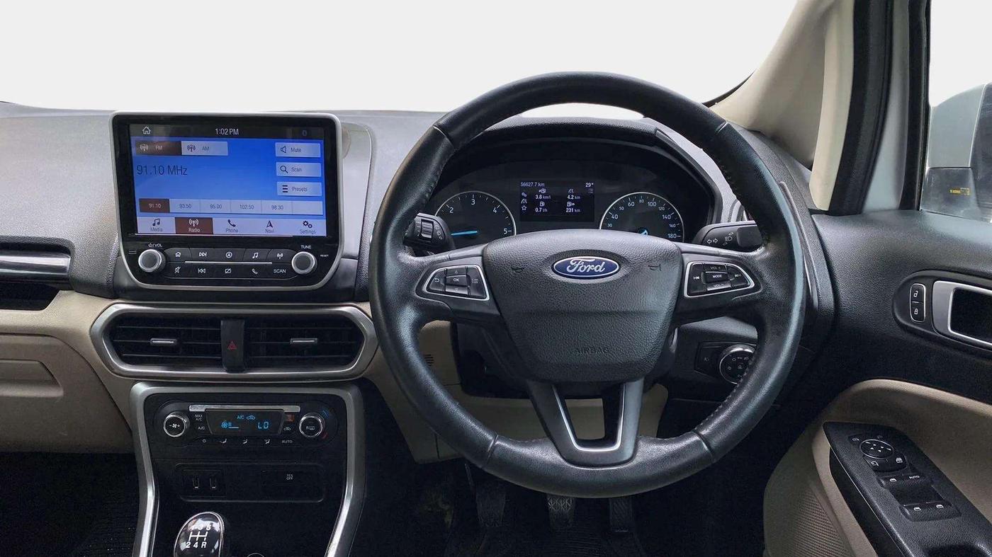 2020 Ford Ecosport TITANIUM + 1.5L DIESEL, Diesel, Manual, 56,623 km, Steering Wheel Close Up