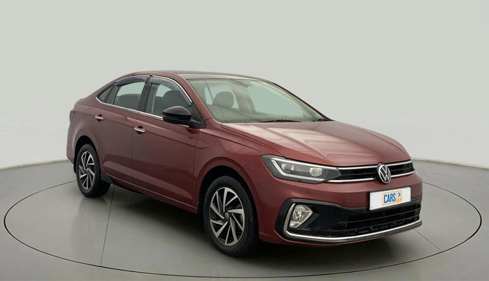 2023 Volkswagen VIRTUS TOPLINE TSI 1.0 AT, Petrol, Automatic, 25,137 km, Right Front Diagonal