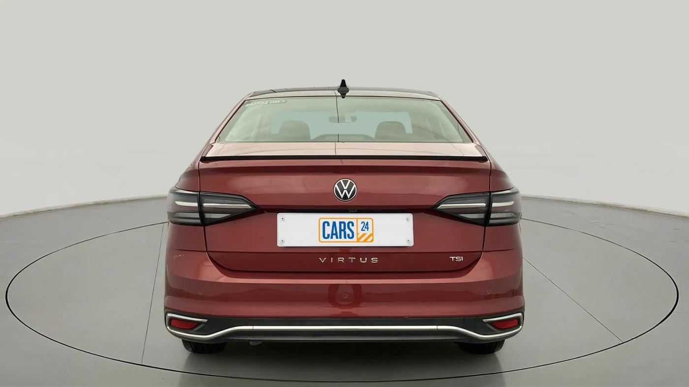 2023 Volkswagen VIRTUS TOPLINE TSI 1.0 AT, Petrol, Automatic, 25,261 km, Back/Rear