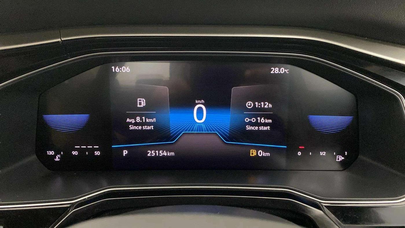 2023 Volkswagen VIRTUS TOPLINE TSI 1.0 AT, Petrol, Automatic, 25,261 km, Odometer Image