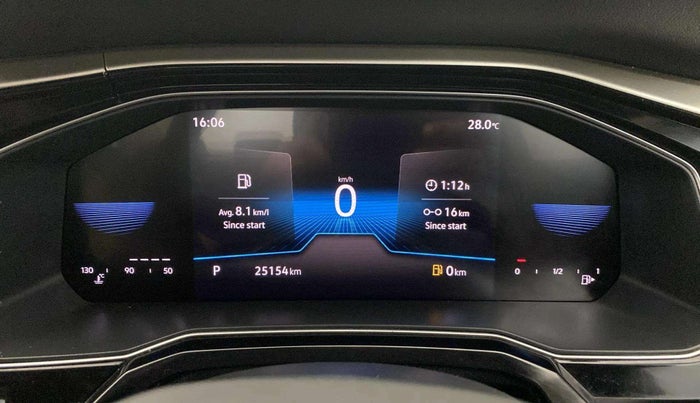 2023 Volkswagen VIRTUS TOPLINE TSI 1.0 AT, Petrol, Automatic, 25,137 km, Odometer Image