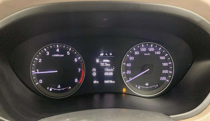 2015 Hyundai Elite i20 ASTA 1.2, Petrol, Manual, 59,547 km, Odometer Image