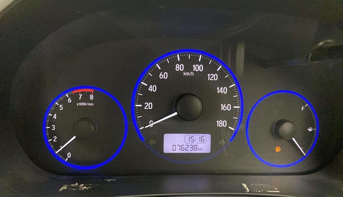 2016 Honda Amaze 1.2L I-VTEC S, Petrol, Manual, 76,238 km, Odometer Image
