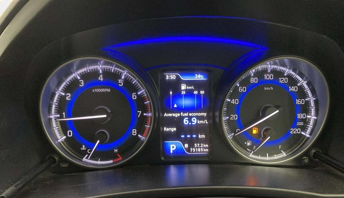 2018 Maruti Baleno ALPHA CVT PETROL 1.2, Petrol, Automatic, 75,182 km, Odometer Image