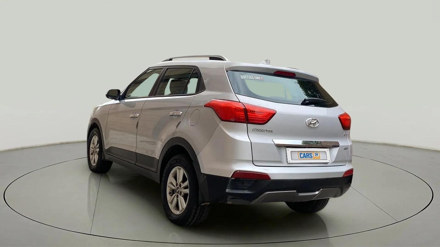 2017 Hyundai Creta SX PLUS 1.6 DIESEL, Diesel, Manual, 79,765 km, Left Back Diagonal