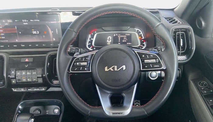 2022 KIA SONET X LINE 1.5 AT, Diesel, Automatic, 47,141 km, Steering Wheel Close Up