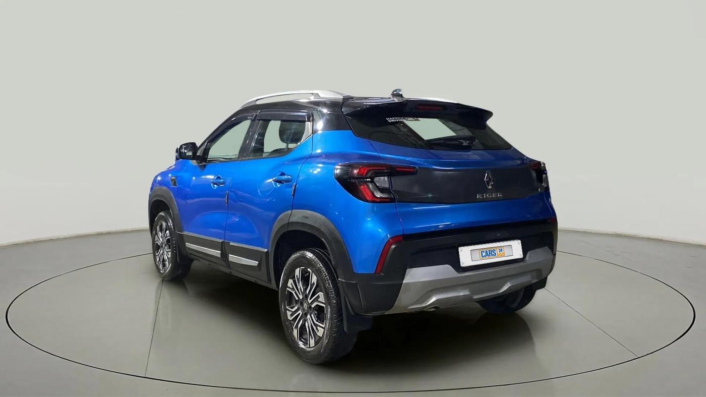 2021 Renault Kiger RXZ AMT, Petrol, Automatic, 51,066 km, Left Back Diagonal
