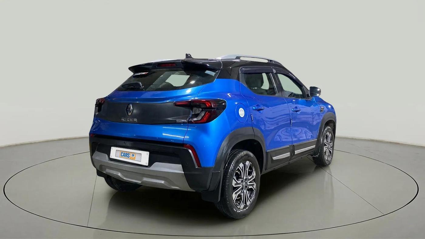 2021 Renault Kiger RXZ AMT, Petrol, Automatic, 51,066 km, Right Back Diagonal