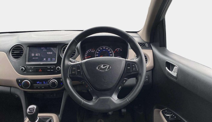 2018 Hyundai Grand i10 ASTA 1.2 KAPPA VTVT, Petrol, Manual, 70,085 km, Steering Wheel Close Up