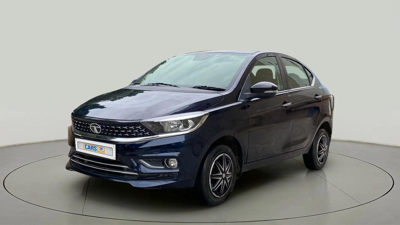 2023 Tata TIGOR XZ PLUS CNG, CNG, Manual, 44,627 km, Left Front Diagonal