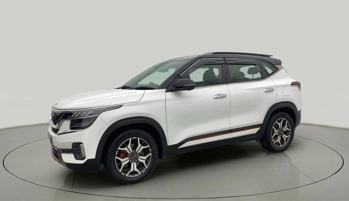 2021 KIA SELTOS GTX PLUS 1.4 PETROL DCT DUAL TONE, Petrol, Automatic, 39,970 km, Left Front Diagonal
