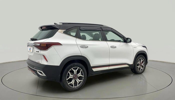 2021 KIA SELTOS GTX PLUS 1.4 PETROL DCT DUAL TONE, Petrol, Automatic, 39,970 km, Right Back Diagonal