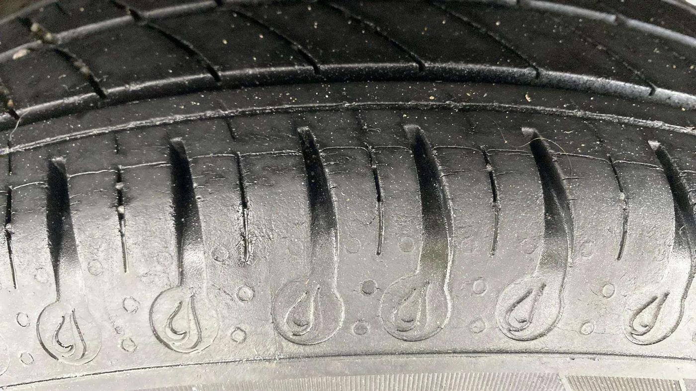 2020 Datsun Go T(O), Petrol, Manual, 39,219 km, Right Rear Tyre Tread