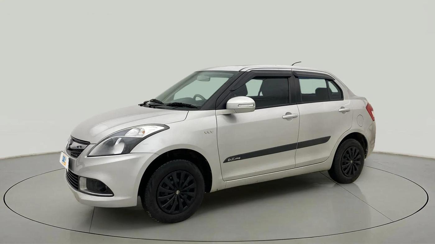 2016 Maruti Swift Dzire VXI, CNG, Manual, 76,428 km, Left Front Diagonal