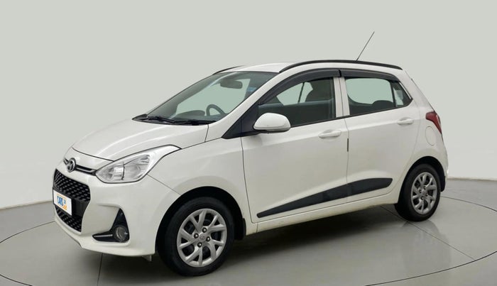 2018 Hyundai Grand i10 SPORTZ 1.2 KAPPA VTVT, Petrol, Manual, 53,203 km, Left Front Diagonal
