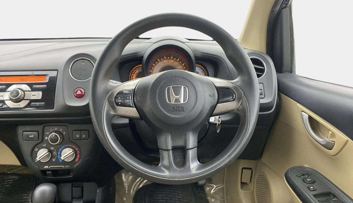 2014 Honda Brio VX AT, Petrol, Automatic, 32,064 km, Steering Wheel Close Up