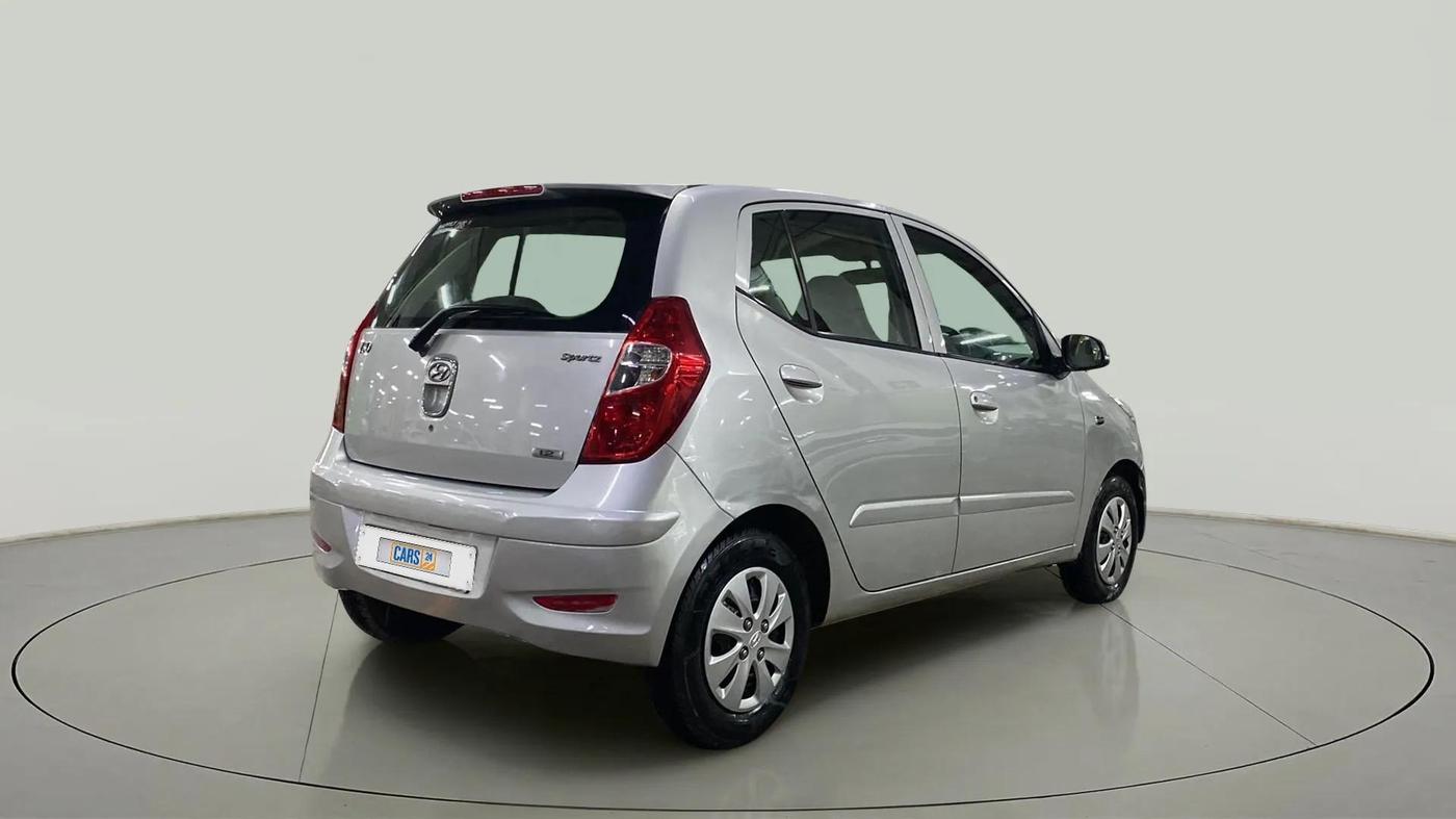 2013 Hyundai i10 SPORTZ 1.2, Petrol, Manual, 19,259 km, Right Back Diagonal