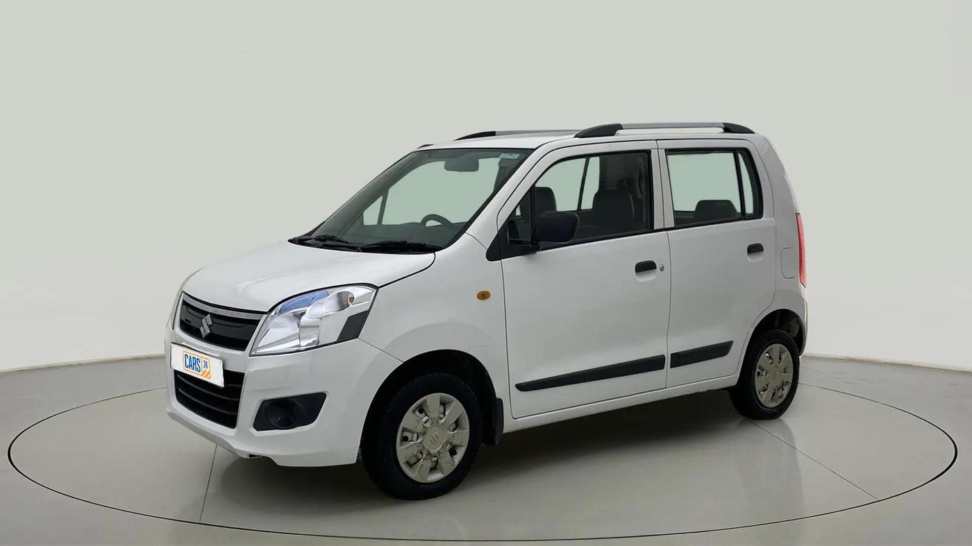 2015 Maruti Wagon R 1.0 LXI, CNG, Manual, 98,795 km, Left Front Diagonal
