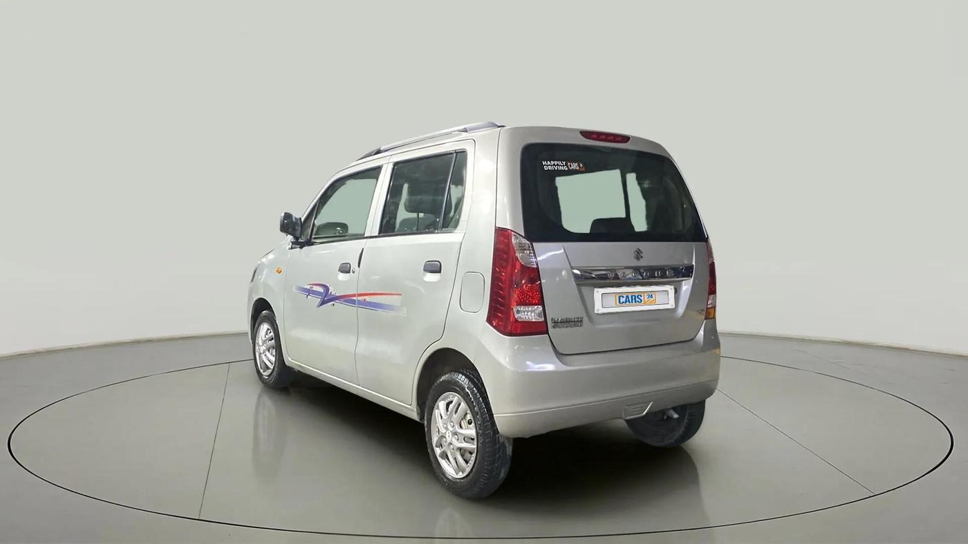 2012 Maruti Wagon R 1.0 LXI, Petrol, Manual, 37,980 km, Left Back Diagonal