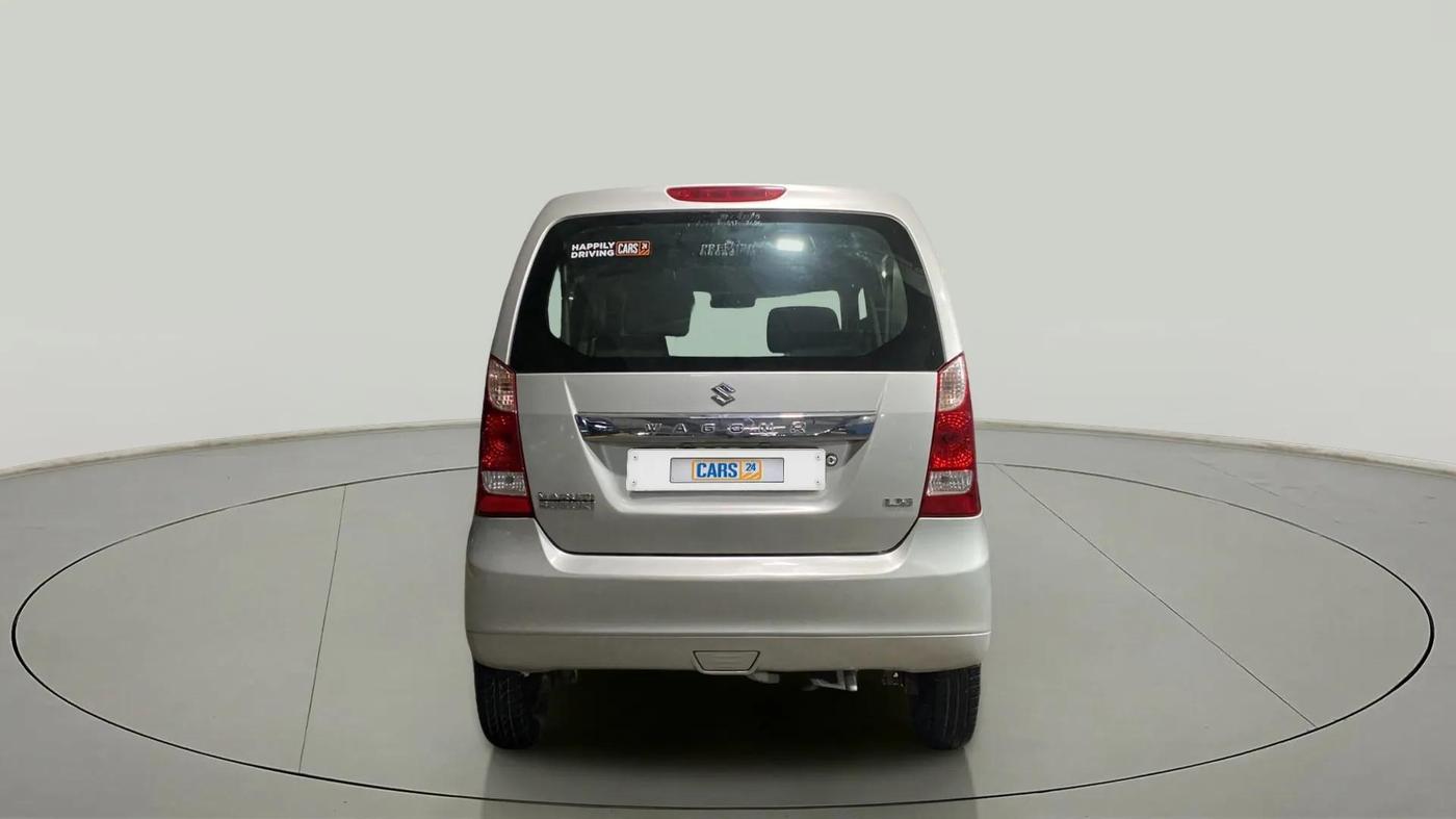 2012 Maruti Wagon R 1.0 LXI, Petrol, Manual, 37,980 km, Back/Rear