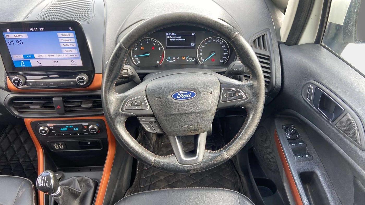 2019 Ford Ecosport TITANIUM 1.0L ECOBOOST SPORTS(SUNROOF), Petrol, Manual, 62,650 km, Steering Wheel Close Up