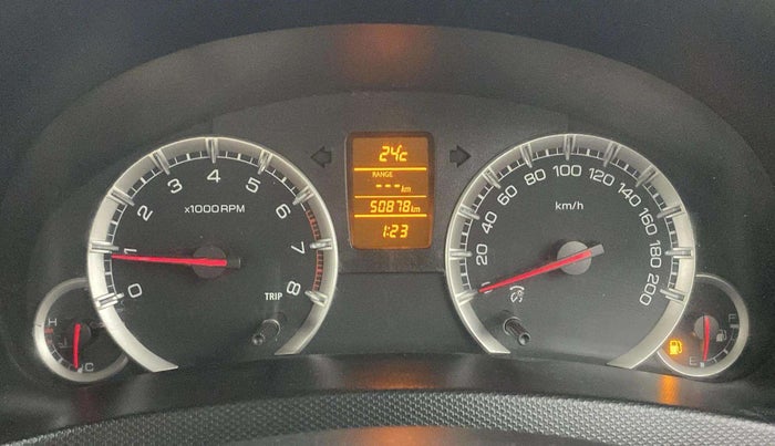 2013 Maruti Swift Dzire ZXI, Petrol, Manual, 50,852 km, Odometer Image
