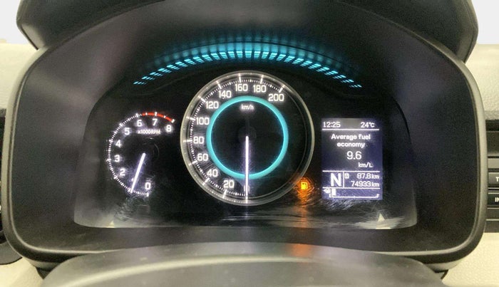 2017 Maruti IGNIS ALPHA 1.2 AMT, CNG, Automatic, 74,910 km, Odometer Image
