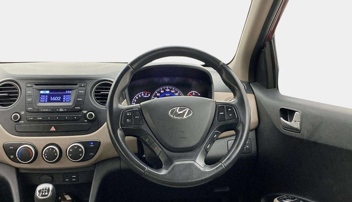 2016 Hyundai Grand i10 ASTA 1.2 KAPPA VTVT, Petrol, Manual, 74,842 km, Steering Wheel Close Up