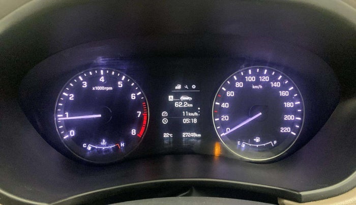2017 Hyundai Elite i20 ASTA 1.2 (O), Petrol, Manual, 27,186 km, Odometer Image