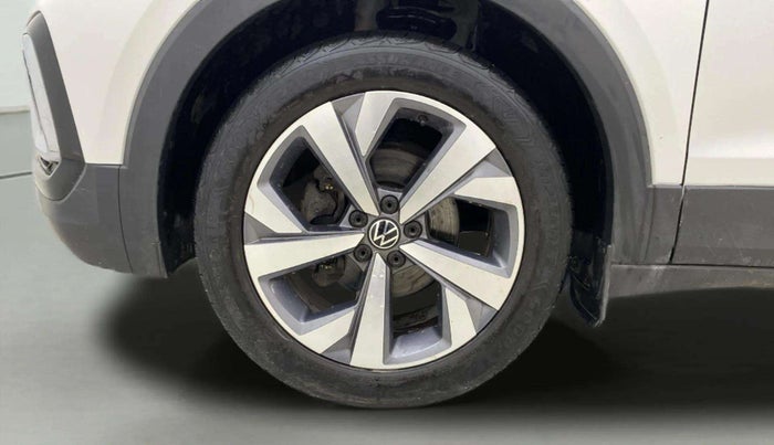 2022 Volkswagen TAIGUN TOPLINE 1.0 TSI AT, Petrol, Automatic, 38,365 km, Left Front Wheel