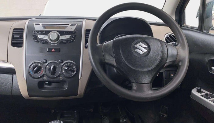 2013 Maruti Wagon R 1.0 VXI, Petrol, Manual, 89,471 km, Steering Wheel Close Up