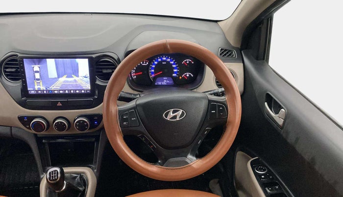 2014 Hyundai Xcent S (O) 1.2, Petrol, Manual, 1,36,150 km, Steering Wheel Close Up
