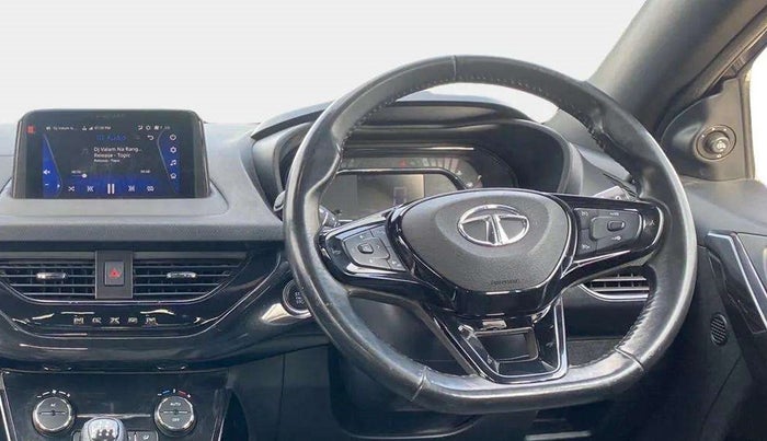 2021 Tata NEXON XZ PLUS (O) PETROL DARK EDITION, Petrol, Manual, 64,095 km, Steering Wheel Close Up