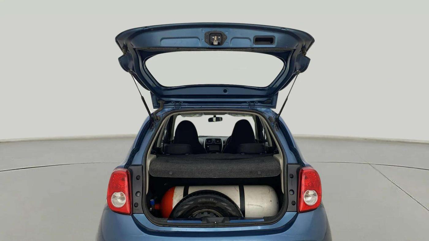 2018 Nissan Micra Active XL O, CNG, Manual, 1,34,732 km, Boot Door Open