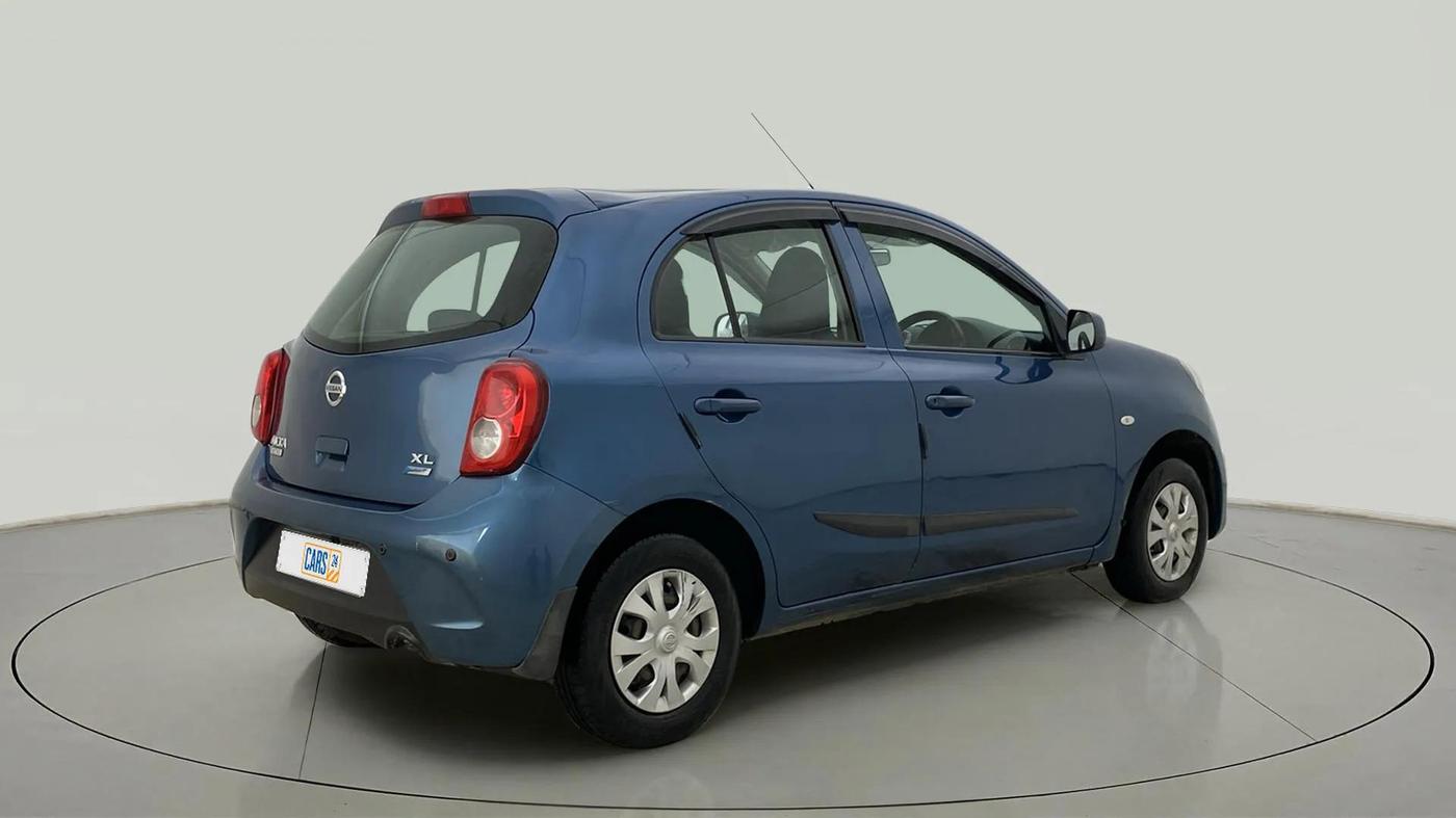 2018 Nissan Micra Active XL O, CNG, Manual, 1,34,732 km, Right Back Diagonal